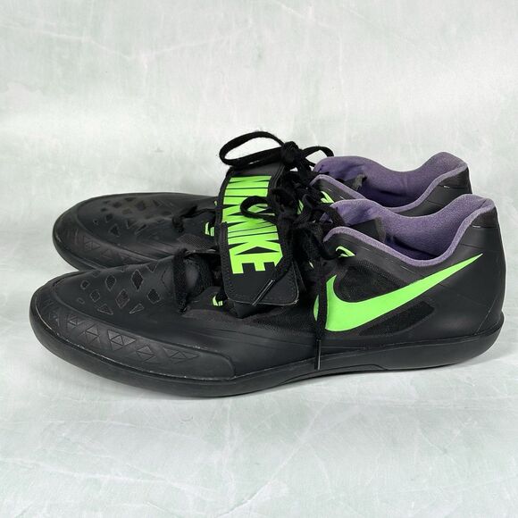 Nike Shoes Zoom SD Anthracite Fierce Green Track and Field 685135-035 Men's 13 - Picture 6 of 14